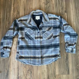 Vici Plaid Shacket